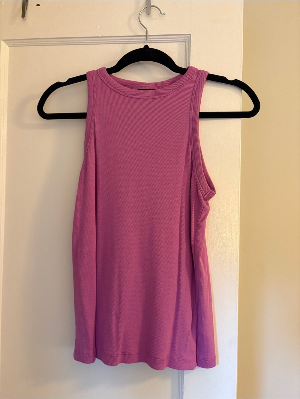 Rachel Zoe Pink Ribbed Sleeveless Tank